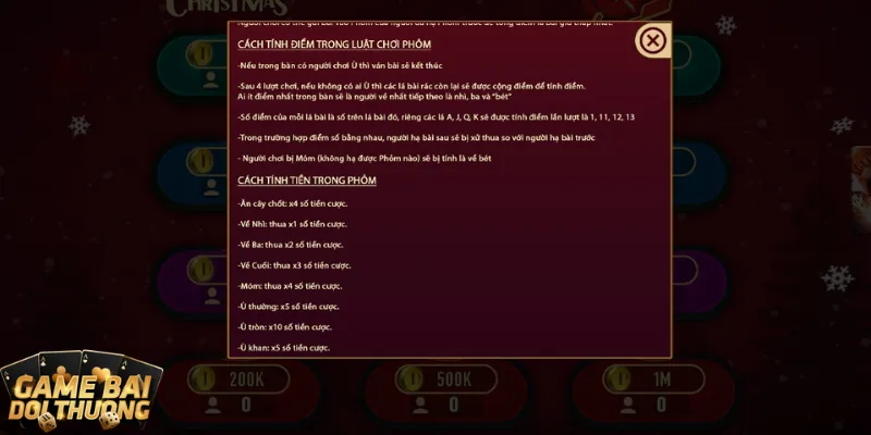Chú ý các thuật ngữ trong game đổi thưởng Phỏm