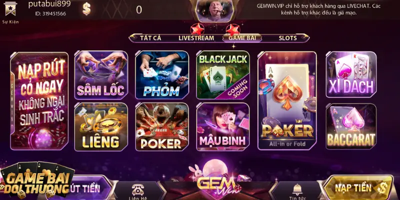 Game đánh bài Phỏm Gemwin: mẹo từ cao thủ